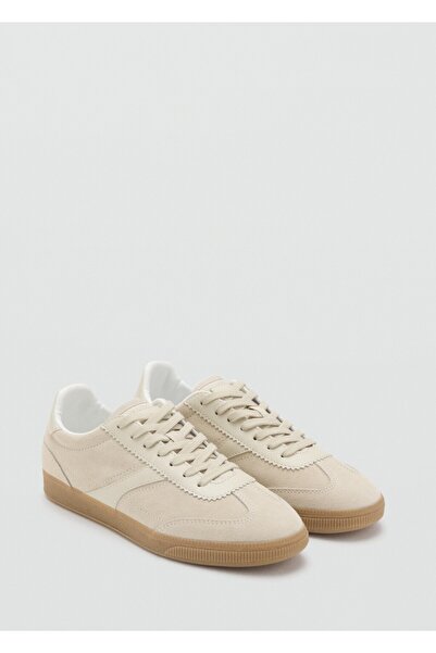 MANGO Woman Karma deri spor ayakkabı