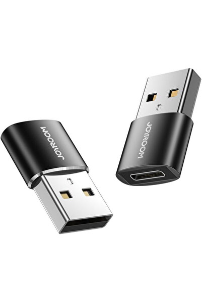 Joyroom Set 2 adaptoare S-H152, USB-C mama - USB tata, Negru