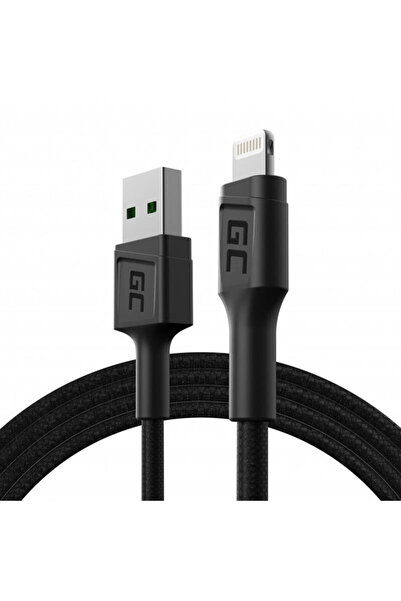 Greencell Cable USB-A for Lightning Green Cell GC PowerStream, 120cm for iPho...