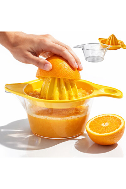 Salestore.ro Manual Citrus Juicer, BPA Free, 400 ml capacity, With Collector ...