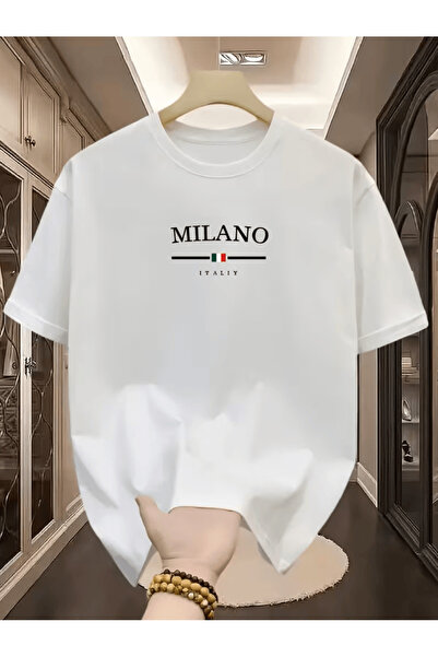 gencerco Milano Italy Baskılı Premium Regular Tişört