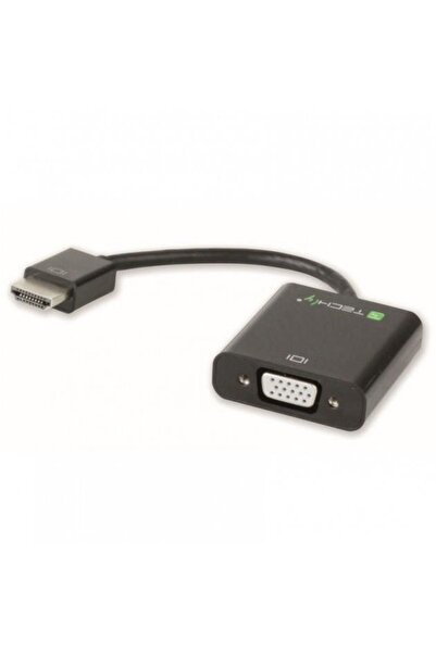 Techly HDMI male > VGA female converter with audio and micro-USB