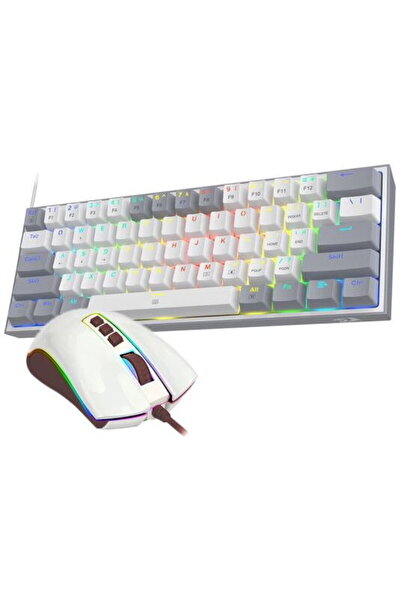 REDRAGON Mechanical keyboard and mouse kit Gaming Dynamic Duo RGB White