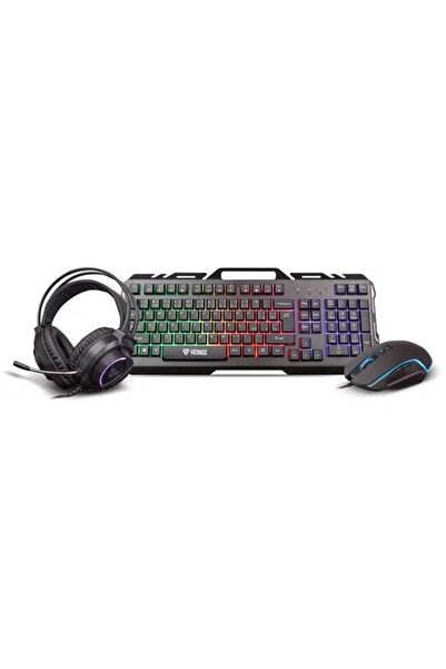 Yenkee Set joc Tastura + Casti + Mouse YGS 01 Negru