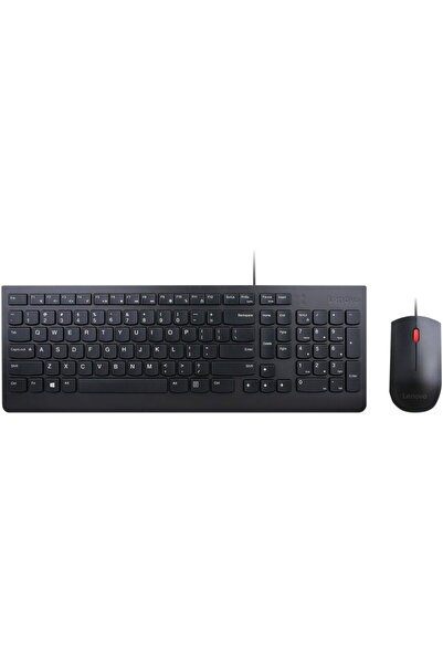 LENOVO Essential Wired Combo German Layout QWERTZ,Negru, USB