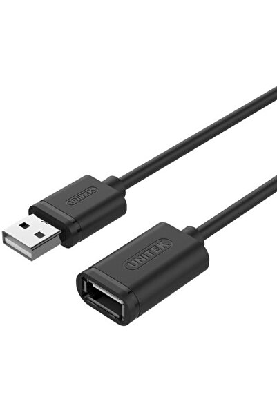 Unitek cablu prelungitor USB2.0 AM-AF, 1,0m; Y-C428GBK