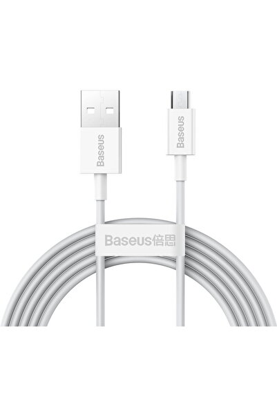 Baseus Superior Series Cable USB to micro USB, 2A, 2m Alb