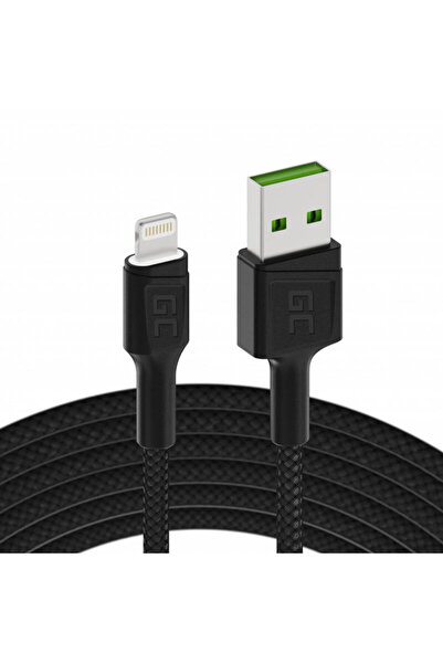 Greencell Cable USB Lightning Green Cell GC Ray, 120cm, for iPhone, iPad, iPo...