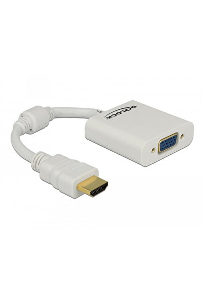 DELOCK Adaptor video HDMI-A la VGA Alb