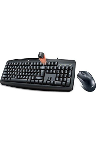 GENIUS keyboard Smart KM-200, Negru, USB, Cu fir, Mouse 800 dpi//4 butoane