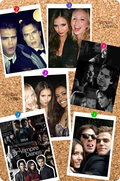 GameBulance مجموعة بطاقات من 6 قطع بتصميم مذكرات مصاصي الدماء |   بطاقة صور ي...