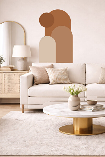 Sim Tasarım Set de autocolante de perete Bohemian, 3 piese, cu figuri ovale ș...