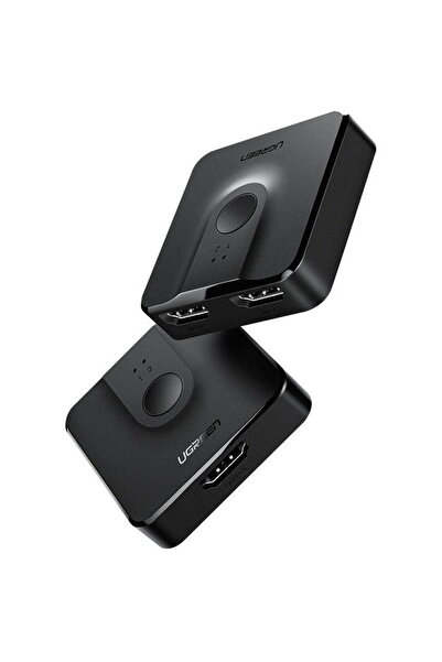 Ugreen Cutie comutatoare 2 în 1 HDMI 1.4 (negru)