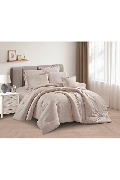 Levore Elaenore 4-piece Cotton bedspread, 100% soft, floral pattern, double-s...