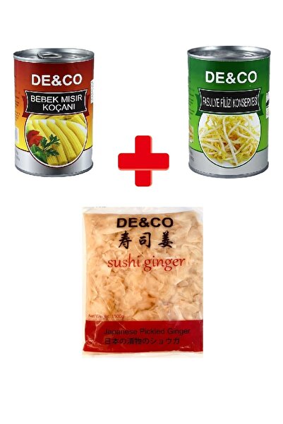 De Co yada De&co DE&CO Paketi - Konserve Bebek Mısır Koçanı - Konserve Soya F...