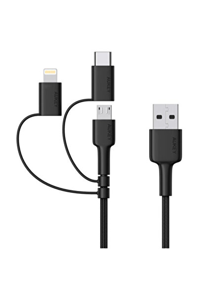 AUKEY CB-BAL5 1.2 m Impulse Series, 3-in-1 USB