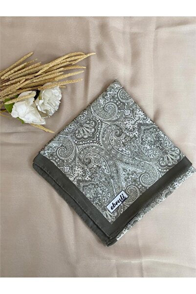 Evascarfs Etnik desen twill soft eşarp