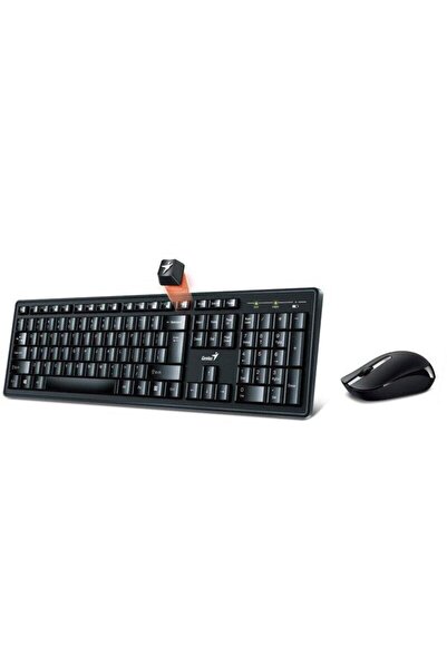 GENIUS Smart keyboard KM-8200, Black, USB, Wireless, Resolution 1000 dpi, 3/1...