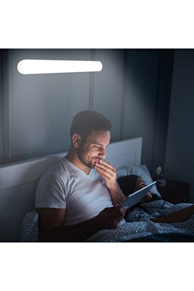 Andone Şarjlı Kablosuz Mıknatıslı Led Işık, Aplik, Lamba, 3 Farklı Işık Rengi