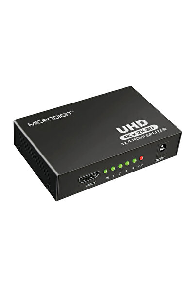 Microdigit موزع HDMI رباعي المنافذ - MD4K104