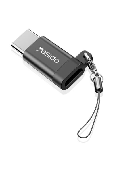 Yesido Adaptor OTG Micro-USB la Type-C 480Mbps - (GS04) - Negru