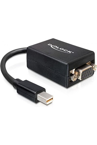 DELOCK Adaptor mini Displayport la VGA cu 15 pini T-M negru,