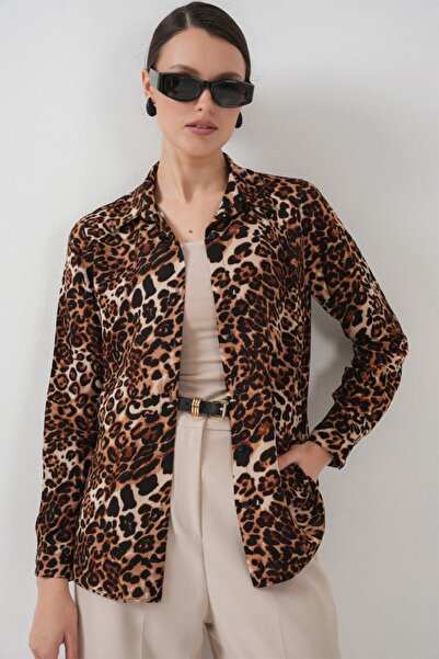 COjans 3721 Graphic Patterned Shirt - C. Brown