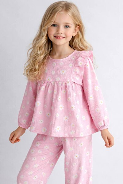 ARBİ kids Costum elegant de sărbătoare pentru fete, model Daisy cu model 100%...