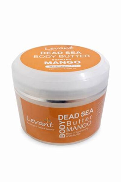 LEVANT زبدة جسم البحر الميت برائحة المانجو