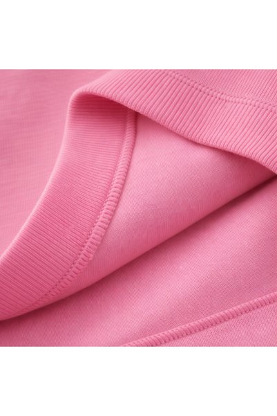 Dıgıdık Girl's Printed Pink Sweatshirt Standard Size 3-12 Years Daily Use