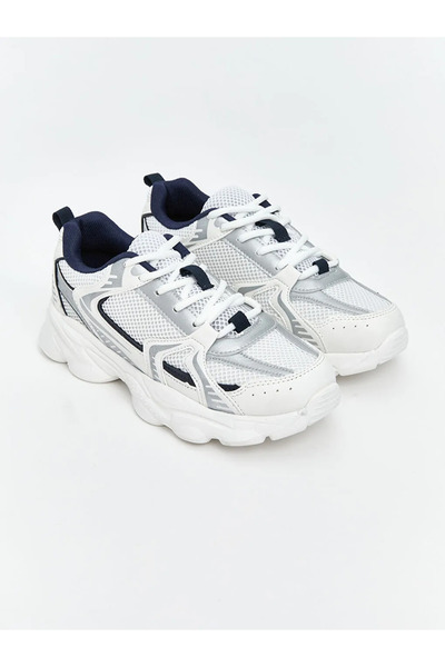 LC Waikiki LCW STEPS Beyaz Bağcıklı Kız Çocuk Spor Ayakkabı