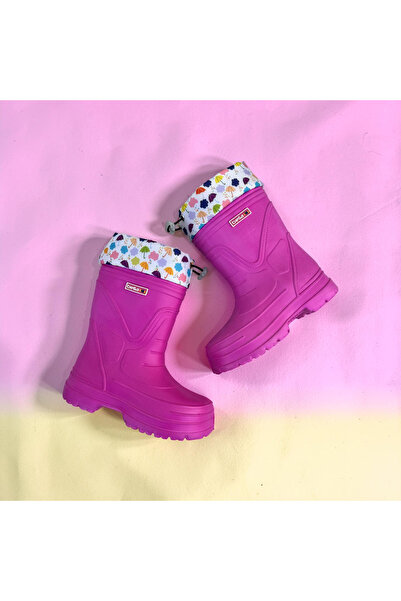 AkınalBella Girl's Pink Inner Boots, Fleece Pieces in Waterproof Box