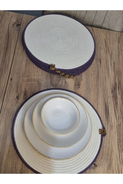 Masalımsı İlmekler 6-Piece Supla Set, Placemat