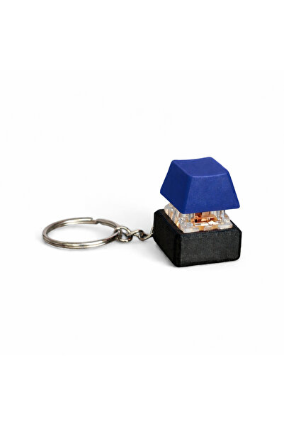 Akıllı Cep Dünyası Mavi Keycap Tuş Anahtarlık - Blue Switch - Stres Atıcı - T...
