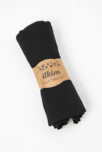 cs ilkim Cotton Lu Cazz Shawl Black