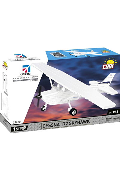 COBI Cessna 172 Skyhawk, jucărie de construcție (alb)