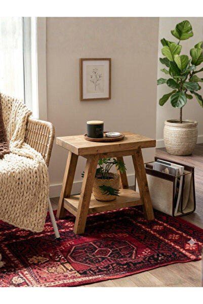 AL3B A classic wooden side table (nightstand) that combines simplicity and el...