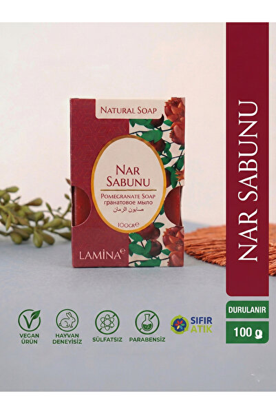 lamina Nar Özlü Katı Sabun – Cilt Temizleyici ve Ferahlatıcı Etki 100 gr