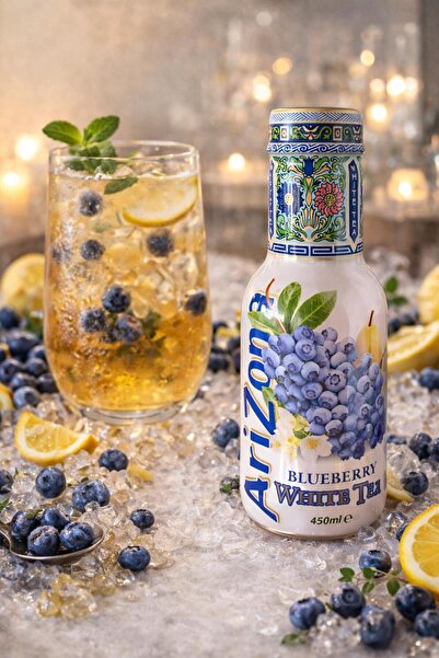 umami ARİZONA BLUBERRY WHİTE TEA 450 ML
