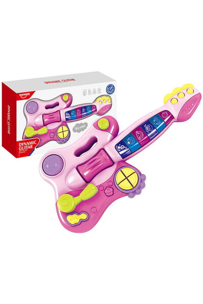 Huanger Toys Interaktywna gitara muzyczna Huanger HE0502