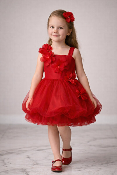 modabesta Floral Tulle Balloon Dress