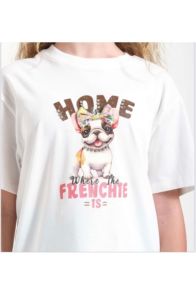 LOCO LOCO Limi Young Girl Child Stone Detailed Es Stretchy -Shirt
