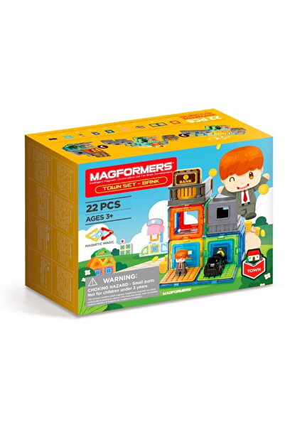 Magformers Set de blocuri magnetice oraИ™ - bancДѓ 22 piese
