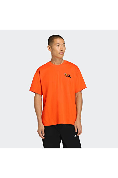 adidas تي شيرت نيتشر جي تي سييمور أورانج للرجال KB9611
