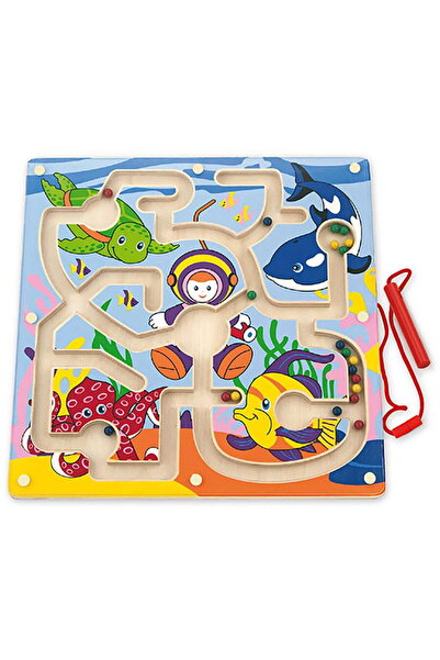 Viga Labirint magnetic din lemn Sea World