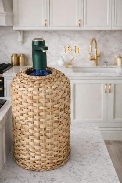 Rosina Wicker Bottle Cover Modern Design