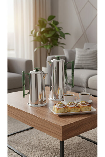 Generic Elegant design tea and coffee thermos set, 1 liter/600 ml