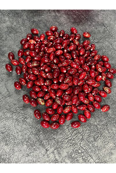 Mos Tespih 2 Adet Gold İşlemeli Üst Düzey 11x17mm Plastik Boncuk