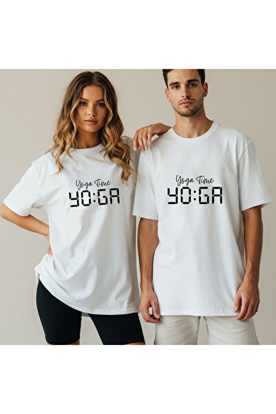 Kidilia Yoga Time Unisex Crew Neck Design Tshirt