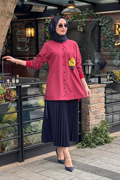 Kayra Tunik KY-B26-81013 Kırmızı